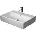 Lavabo Duravit VERO AIRavec trop plein plage de robinettrie 700x470mm 1 trou de robinetterie blanc