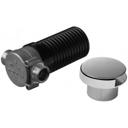 Interrupteur de tuyau dissimulé design A2 chrome, 3/4 pouce DURAVIT