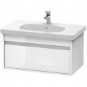Meuble sous-vasque KETHO 455x800x410mm blanc brillant