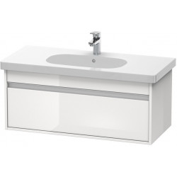 Meuble sous-vasque KETHO 455x1000x410mm blanc brillant