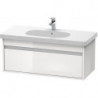 Meuble sous-vasque KETHO 455x1000x410mm blanc brillant