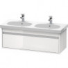 Meuble sous-vasque KETHO 455x1150x410mm blanc brillant