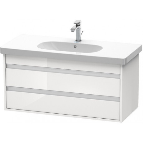 Meuble sous-vasque KETHO 455x1000x480mm blanc brillant
