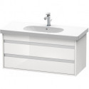 Meuble sous-vasque KETHO 455x1000x480mm blanc brillant