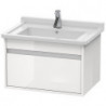 Meuble sous-vasque KETHO 465x650x410mm blanc brillant