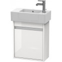 Meuble sous-vasque KETHO 225x450x550mm ouverture gauche blanc brillant