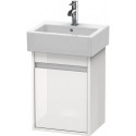 Meuble sous-vasque KETHO 320x400x550mm ouverture gauche blanc brillant