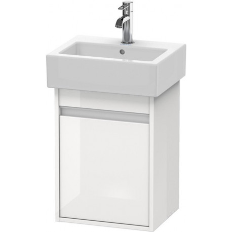 Meuble sous-vasque KETHO 320x400x550mm ouverture droite blanc brillant