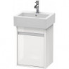 Meuble sous-vasque KETHO 320x400x550mm ouverture droite blanc brillant