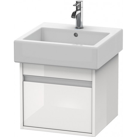 Meuble sous-vasque KETHO 440x450x410mm blanc brillant