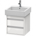 Meuble sous-vasque KETHO 440x450x410mm blanc brillant