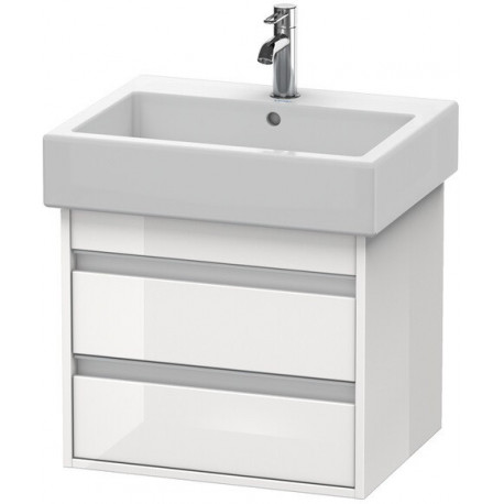 Meuble sous-vasque KETHO 440x550x410mm blanc brillant