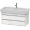 Meuble sous-vasque KETHO 440x950x410mm blanc brillant