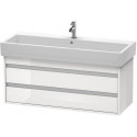 Meuble sous-vasque KETHO 440x1150x410mm blanc brillant