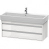 Meuble sous-vasque KETHO 440x1150x410mm blanc brillant