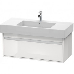 Meuble sous-vasque KETHO 455x1000x410mm blanc brillant