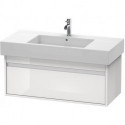 Meuble sous-vasque KETHO 455x1000x410mm blanc brillant