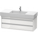 Meuble sous-vasque KETHO 455x1200x480mm blanc brillant