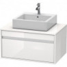 Meuble sous-vasque KETHO 550x800x426mm blanc brillant