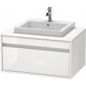 Meuble sous-vasque KETHO 550x800x426mm blanc brillant