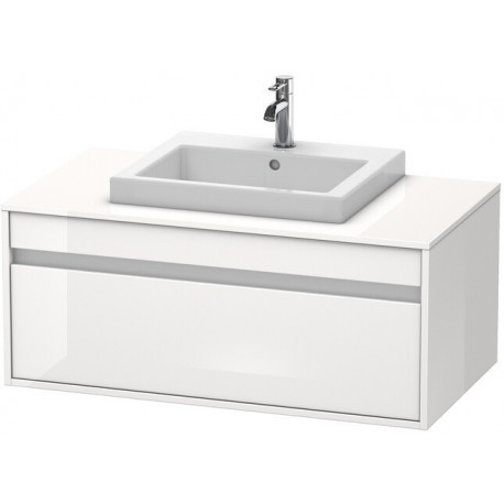 Meuble sous-vasque KETHO 550x1000x426mm blanc brillant