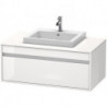Meuble sous-vasque KETHO 550x1000x426mm blanc brillant