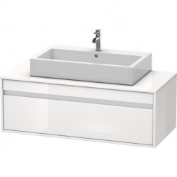 Meuble sous-vasque KETHO 550x1200x426mm blanc brillant