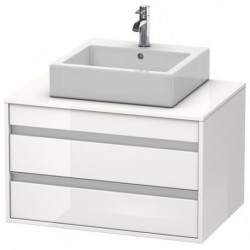 Meuble sous-vasque KETHO 550x800x496mm blanc brillant