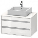 Meuble sous-vasque KETHO 550x800x496mm blanc brillant
