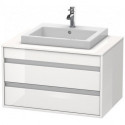 Meuble sous-vasque KETHO 550x800x496mm blanc brillant