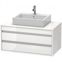 Meuble sous-vasque KETHO 550x1000x496mm blanc brillant