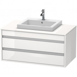 Meuble sous-vasque KETHO 550x1000x496mm blanc brillant