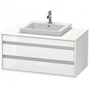 Meuble sous-vasque KETHO 550x1000x496mm blanc brillant