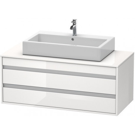 Meuble sous-vasque KETHO 550x1200x496mm blanc brillant