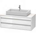 Meuble sous-vasque KETHO 550x1200x496mm blanc brillant