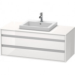 Meuble sous-vasque KETHO 550x1200x496mm blanc brillant