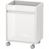 Meuble sur roulettes Duravit KETHO 360x500x670mm ouverture gauche blanc brillant