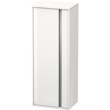 Armoire KETHO 360x500x1320mm ouverture gauche blanc brillant