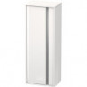 Armoire KETHO 360x500x1320mm ouverture gauche blanc brillant