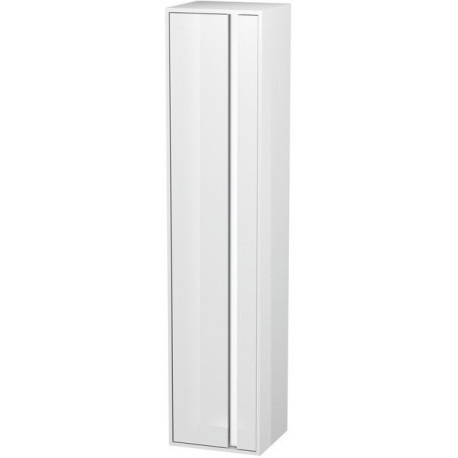 Armoire KETHO 360x400x1800mm ouverture gauche blanc brillant