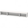 Élément d'étagère Duravit L-CUBE 800x140x120mm blanc brillant