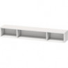 Élément d'étagère Duravit L-CUBE 800x140x120mm blanc brillant lack