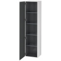 Armoire L-CUBE 400x363x1760mm ouverture droite blanc brillant lack