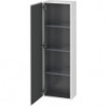 Armoire Duravit L-CUBE 400x243x1320mm ouverture gauche blanc brillant lack