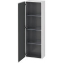 Armoire Duravit L-CUBE 400x243x1320mm ouverture droite blanc mat