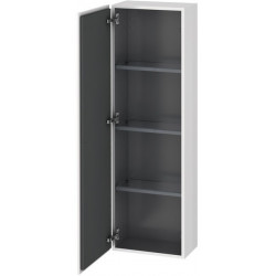 Armoire Duravit L-CUBE 400x243x1320mm ouverture droite blanc brillant