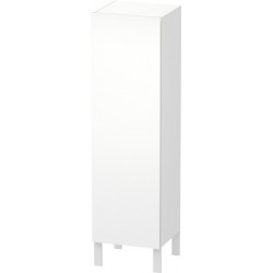 Armoire Duravit L-CUBE 400x363x1320mm ouverture gauche blanc mat