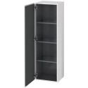 Armoire Duravit L-CUBE 400x363x1320mm ouverture gauche blanc brillant
