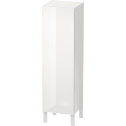Armoire Duravit L-CUBE 400x363x1320mm ouverture gauche blanc brillant lack