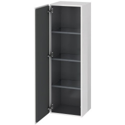 Armoire Duravit L-CUBE 400x363x1320mm ouverture droite blanc mat